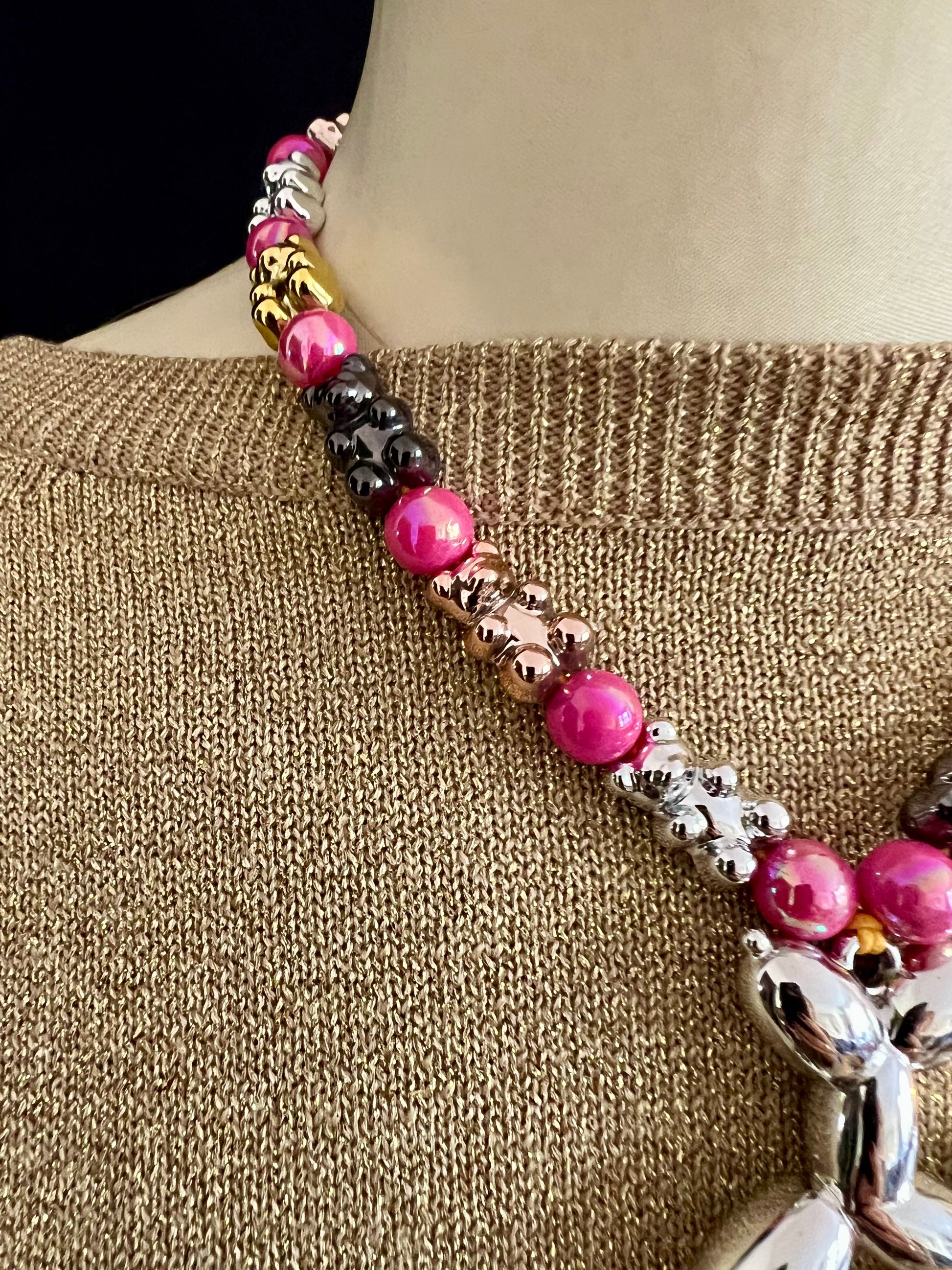 Be Kooky Festive Holiday Short Necklace